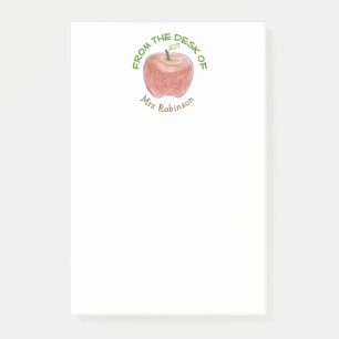 Personalized Teacher Post-It Notes