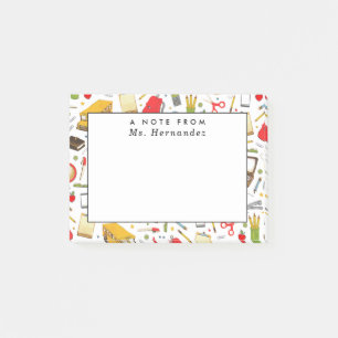 Personalized Teacher  Post-it Notes