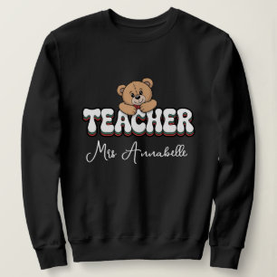 Personalized teacher Retro style design Sweatshirt