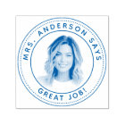 Personalized Teacher Stamp With Custom Photo Stamp