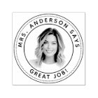 Personalized Teacher Stamp With Custom Photo Stamp