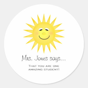 Personalized Teacher Stickers