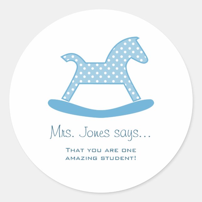 Personalized Teacher Stickers (Front)