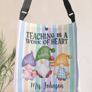 Personalized Teacher Tote and Shoulder Bag
