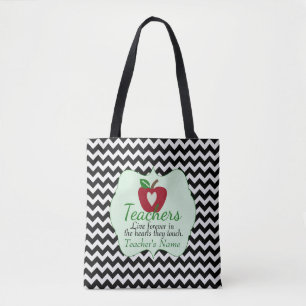 Personalized Teacher Tote Bag