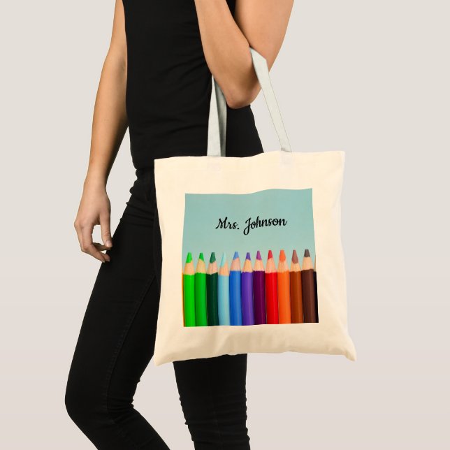 Personalized teacher tote bag (Front (Product))