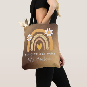 Personalized Teacher Tote Bag