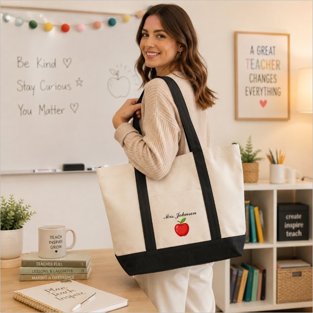 Personalized Teacher  Tote Bag (Creator Uploaded)
