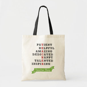Personalized Teacher Tote Bags (Characteristics)