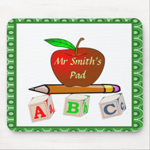 Personalized Teacher's ABC's Mouse Pad
