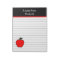 Personalized Teacher's Apple School Gift Notepad