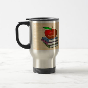 Personalized Teacher's Apple Travel Mug