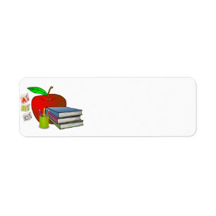 Personalized Teacher's Books & Apple