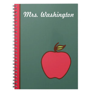 Personalized Teacher's Chalkboard Notebook