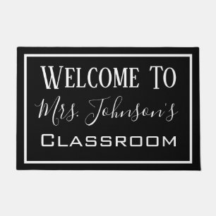Personalized Teacher's Classroom Modern Door Mat