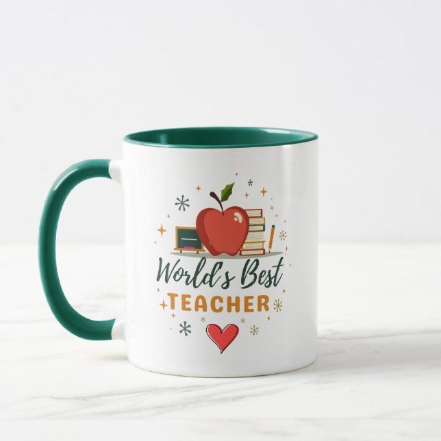Personalized Teachers Day Gift for Teacher Mug (Left)