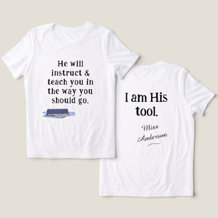Personalized Teacher's Tri-Blend Shirt