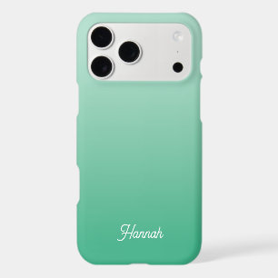 Personalized Teal Mint Gradient