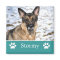Personalized Teal Pet Photo Magnet