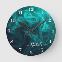 Personalized Teal Smoke
