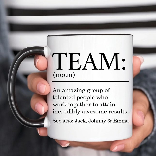 Personalized TEAM Definition Mug (Creator Uploaded)
