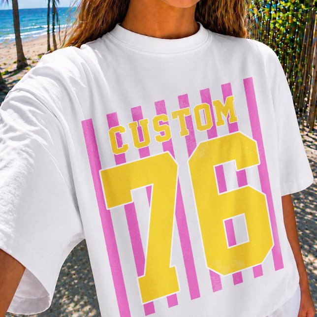 Personalized Team Name Number Game Day T-Shirt (Creator Uploaded)