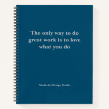 Personalized Team Slogan Address Name Notebook