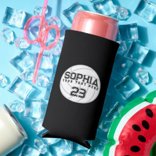 Personalized Team Sports -Volleyball Seltzer Can Cooler