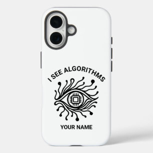 Personalized Tech iPhone Case with Custom Text