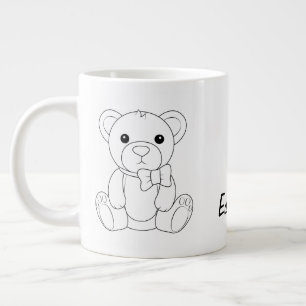Personalized Teddy Bear Coffee Cup