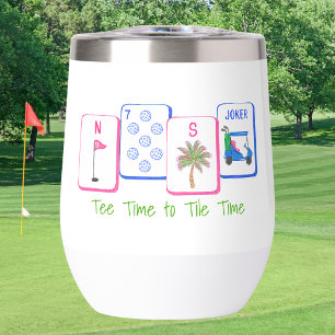 Personalized Tee Time to Tile Time / Golf Mahjong 
