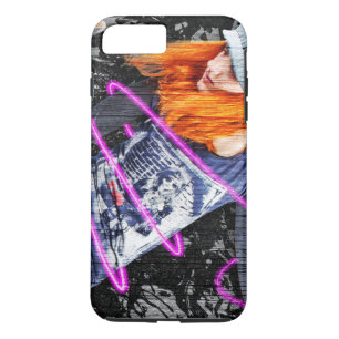 Personalized Teenager Fun Cool Skateboard Grunge iPhone 8 Plus/7 Plus Case