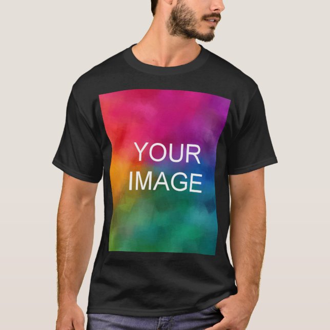 Personalized Template Custom Add Your Image Logo T-Shirt (Front)