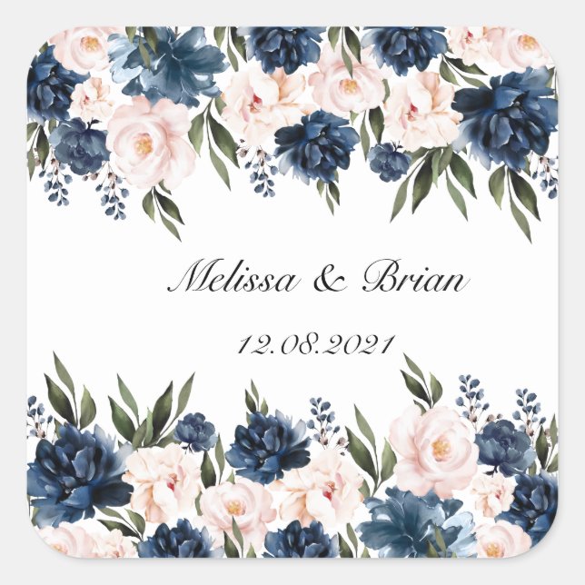 Personalized Template for Wedding Label (Front)