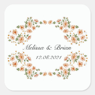 Personalized Template for Wedding Label