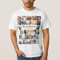 Personalized template photo collage and text