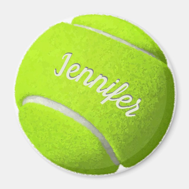 Personalized Tennis Ball  Magnet (Front)