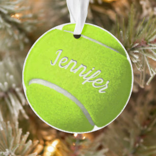 Personalized Tennis Ball  Ornament