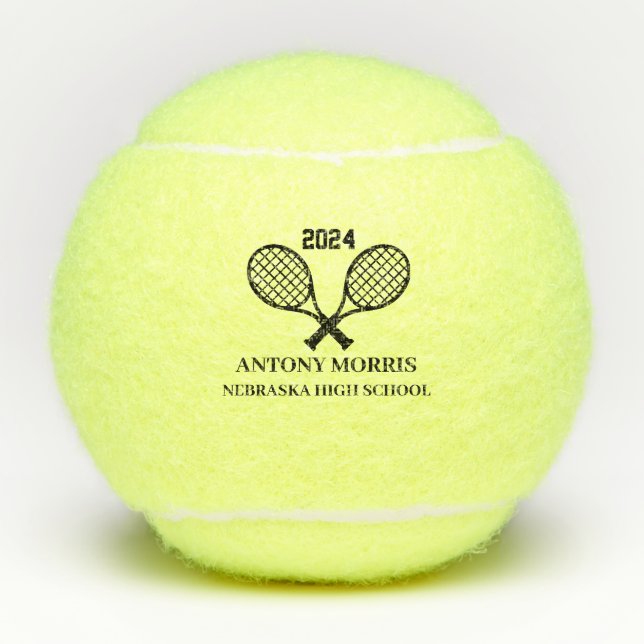 Personalized Tennis Ball - Team Ball (Front)