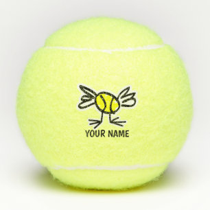 Personalized tennis balls with cute design