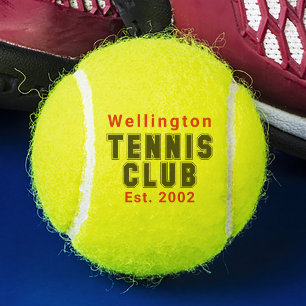 Personalized Tennis Club Member Team Balls