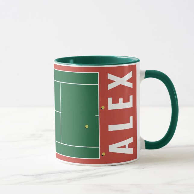 Personalized Tennis Gift Mug (Right)