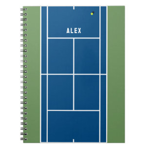 Personalized Tennis Gift Notebook