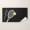Personalized Tennis Girls Script Name Hand Towel