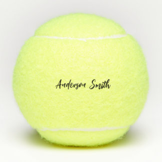 Personalized Tennis Monogram Name Balls