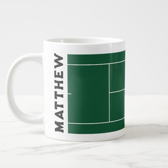 Personalized Tennis Mug (Left)