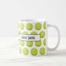 Personalized Tennis Pattern Coach Gift