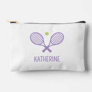 Personalized Tennis Player Custom Name Tennis Accessory Pouch
