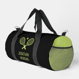 Personalized Tennis Player Custom Name Tennis Duffle Bag