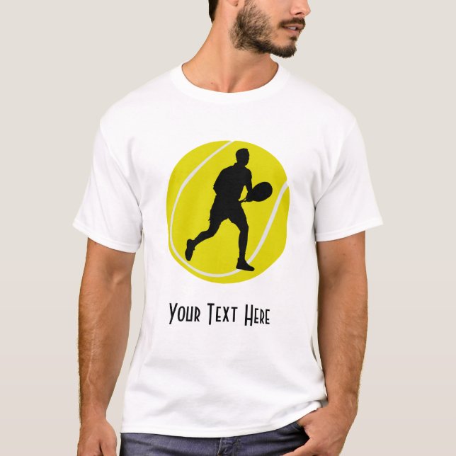 Personalized Tennis Player T-Shirt (Front)